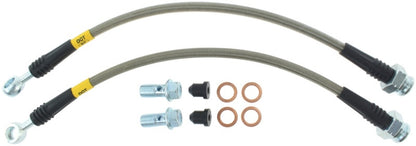 StopTech 89-98 Nissan 240SX (OE Upgrade) Stainless Steel Brake Lines - Rear