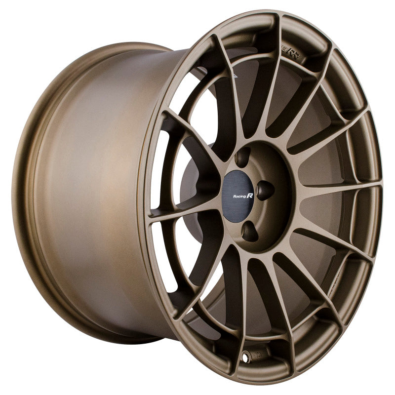 Enkei NT03RR 18x9.5 5x114.3 40mm Offset 72.6mm Bore Titanium Gold Wheel