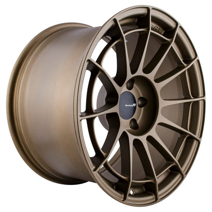 Enkei NT03RR 18x9.5 5x114.3 40mm Offset 72.6mm Bore Titanium Gold Wheel