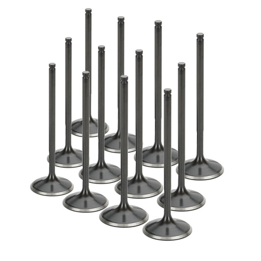 Supertech RB25 NEO (w/Hydraulic Lifters) Black Nitrided Intake Valve +1mm OS Set/12