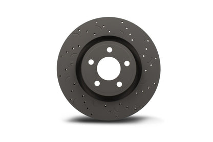 Hawk Talon Slotted & Drilled Brake Disc Set - 89-94 Nissan 240sx - Front / 4 lugs