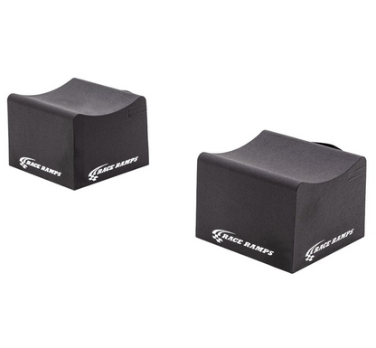 Race Ramps 10in. Tall Supercar Wheel Cribs - Extra Wide (Pair)