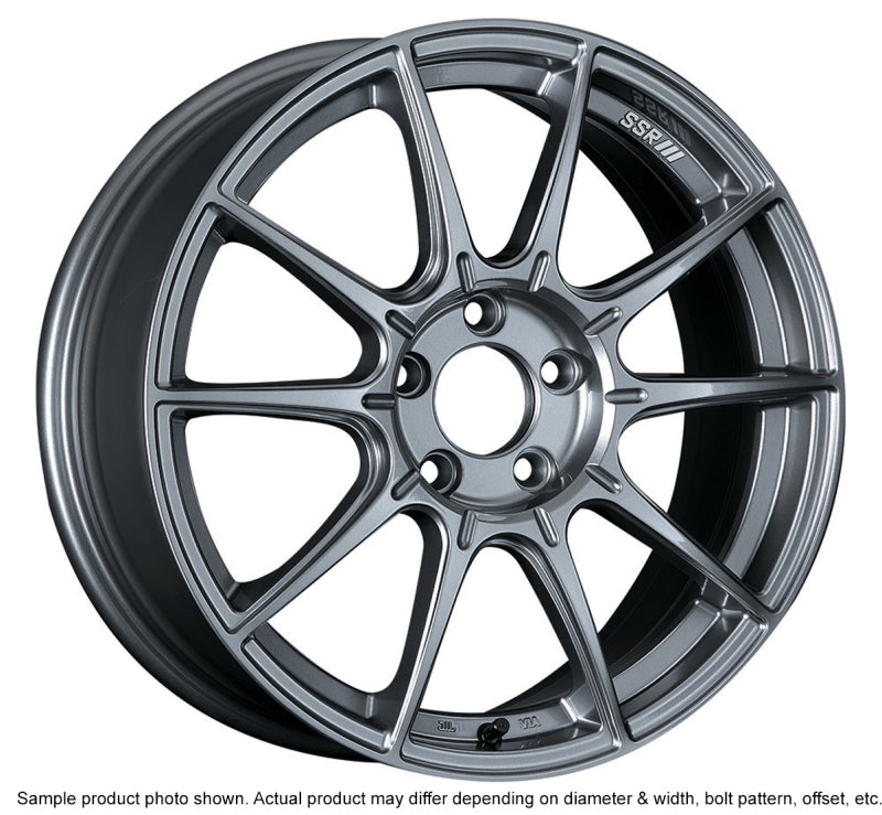 SSR GTX01 18x7.5 5x114.3 53mm Offset - Dark Silver Wheel