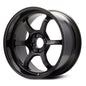 Advan R6 18x9.0 +25 5x114.3 Racing Titanium Black Wheel