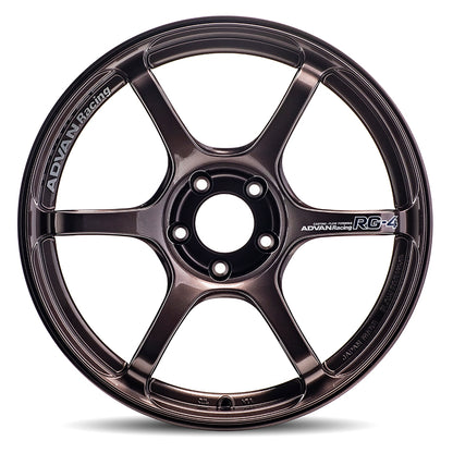 Advan RG-4 18x9 +35 5x114.3 Racing Copper Bronze Wheel