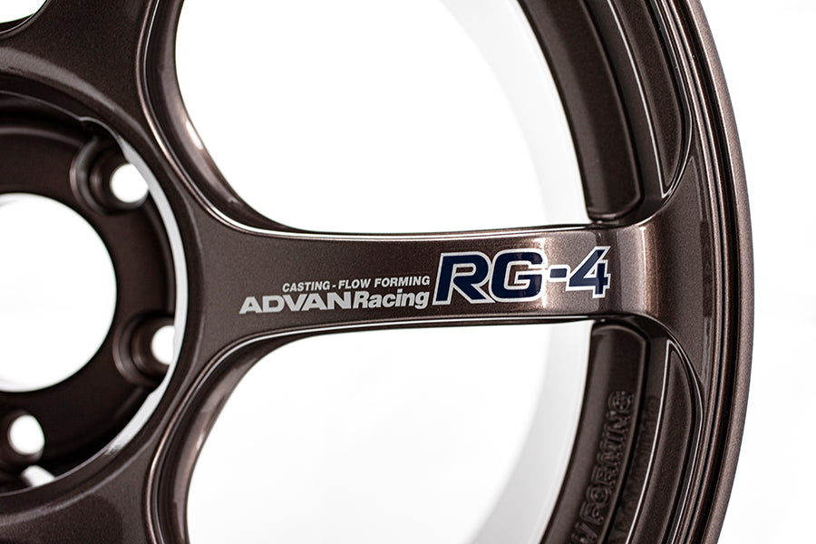 Advan RG-4 18x9 +35 5x114.3 Racing Copper Bronze Wheel