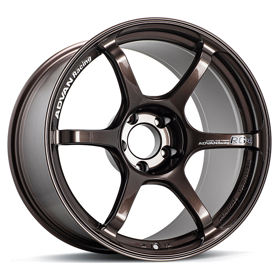 Advan RG-4 18x9 +35 5x114.3 Racing Copper Bronze Wheel