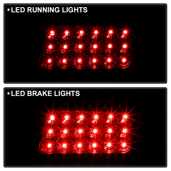 Spyder Nissan 240SX S14 Kouki LED Tail Lights Black