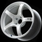 Advan TC4 17x8.0 +38 5x114.3 Racing White Metallic & Ring Wheel