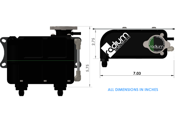 Radium Engineering Coolant Expansion Tank - Universal