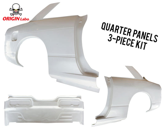 Origin S13 Silvia Rear Quarter Panel Set - OEM Spec