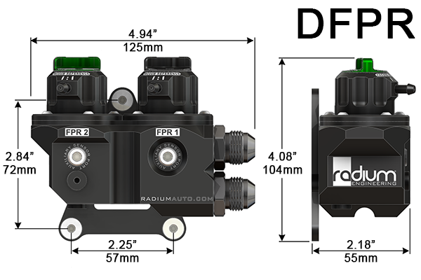 Radium Dual Fuel Pressure Regulator (DFPR)