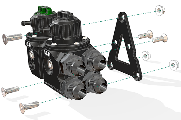 Radium Dual Fuel Pressure Regulator (DFPR)