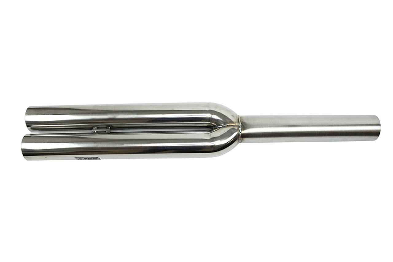 ISR Performance Universal 3in Dual Exhaust Tips - 16in to Dual 24in