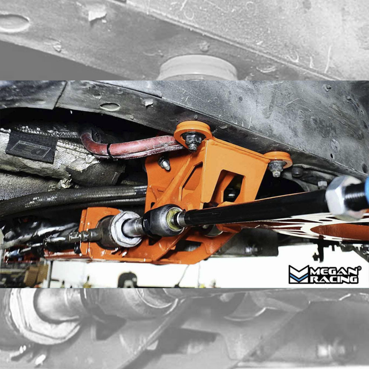 Megan Bolt-On Front Subframe (40mm Rack Relocation) 240SX S13 S14