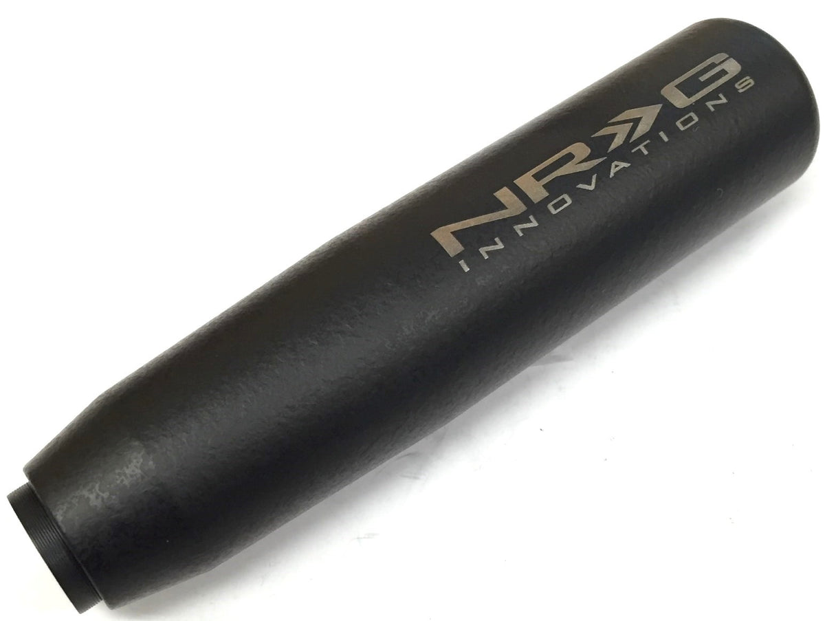 NRG Universal Tall Shift Knob - 1.2lbs Heavy Weight - Wrinkle Black Finish