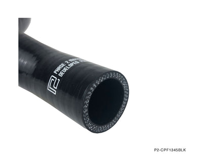 P2M SR20DET 4-Ply Radiator Cooling Performer Hose w/Alum Clamps - Black