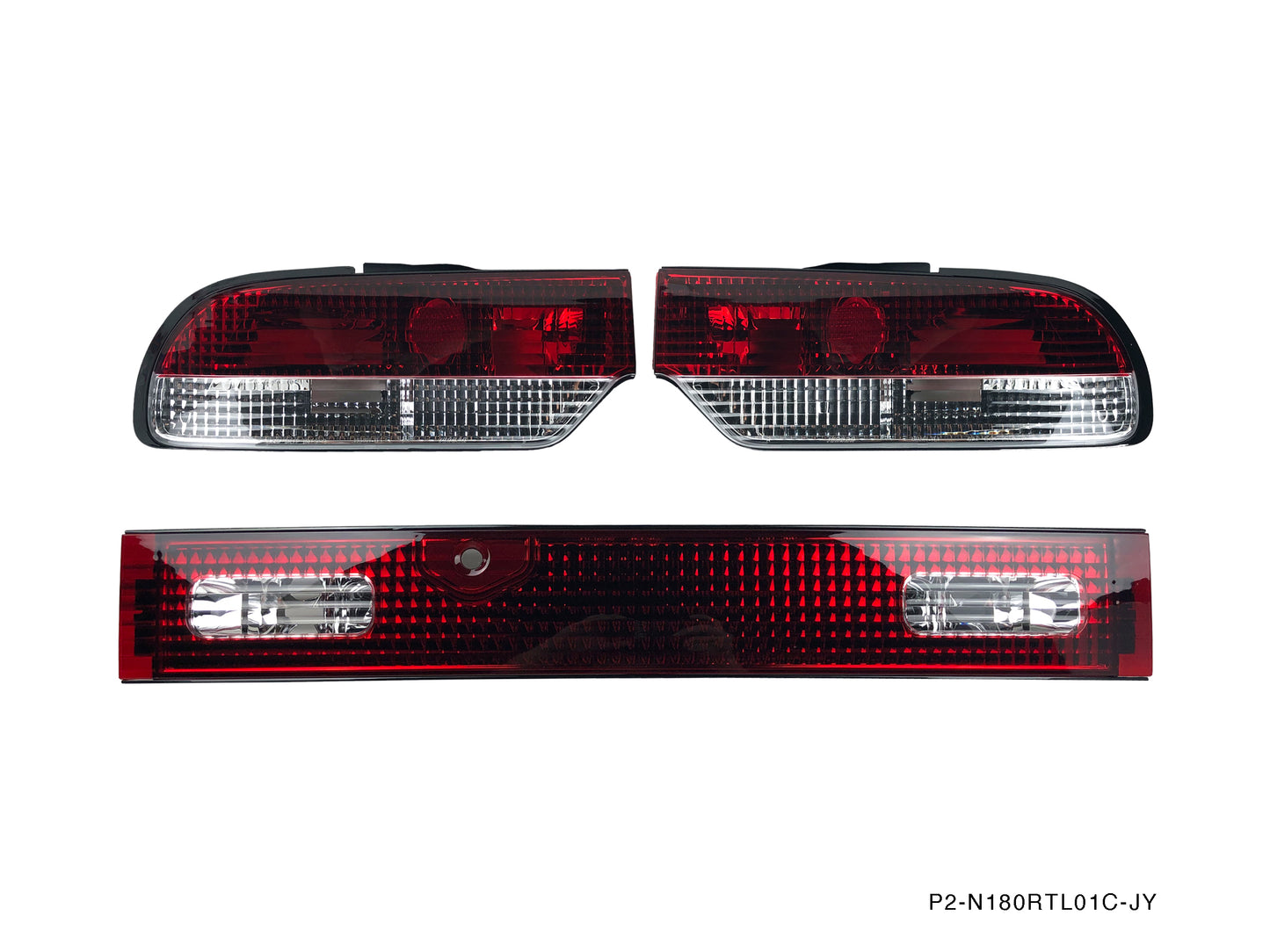 P2M S13 240sx 180sx Hatchback Rear Tail Light Kit - Crystal