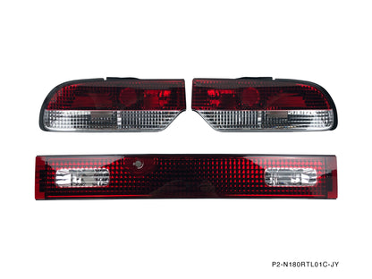 P2M S13 240sx 180sx Hatchback Rear Tail Light Kit - Crystal