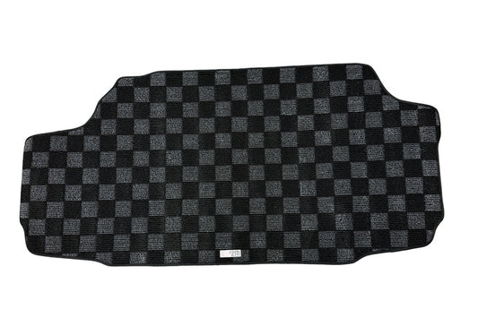 P2M S15 Silvia Checkered Rear Trunk Mat - Dark Grey