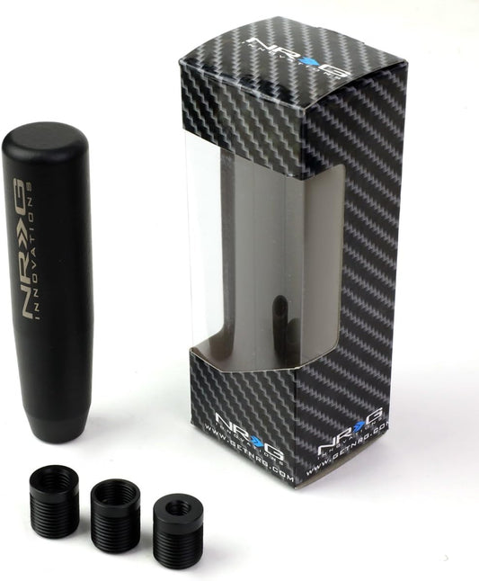 NRG Universal Tall Shift Knob - 1.2lbs Heavy Weight - Wrinkle Black Finish