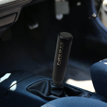 NRG Universal Tall Shift Knob - 1.2lbs Heavy Weight - Wrinkle Black Finish