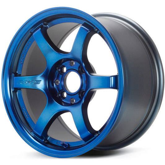 Gram Lights 57DR 18x10.5 +12 - 5x114.3 Sputter Blue Wheel