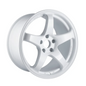 Enkei PF05 17x9 5x114.3 40mm Offset 75mm Bore White Wheel