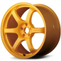 Gram Lights 57DR 18x9.5 +22 - 5x114.3 - Mach Yellow Wheel