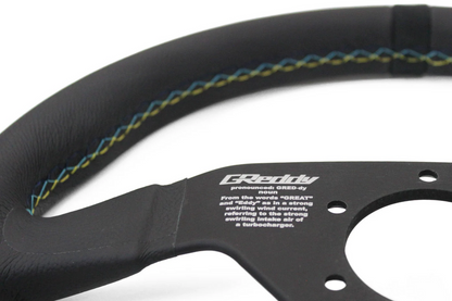 GReddy x MOMO Montecarlo Steering Wheel 350mm Leather w/ Alcantara