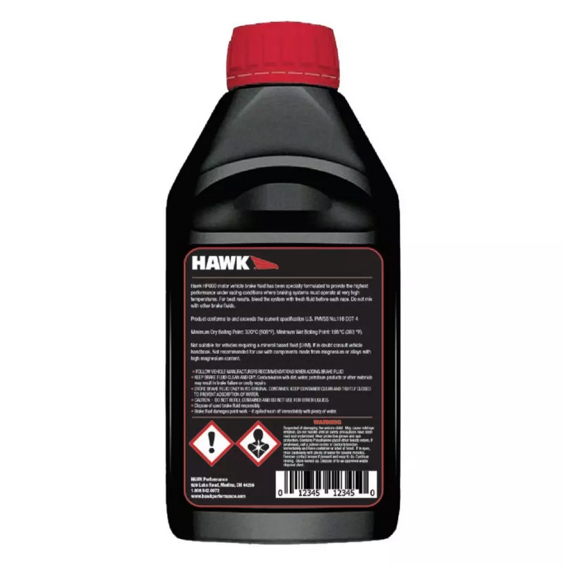 Hawk Performance HP660 Race DOT 4 Brake Fluid - 500ml Bottle