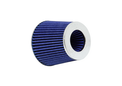 K&N Universal Air Filter Chrome Round 4in inlet / 6in Base / 4.75in Top / 5.5in Height