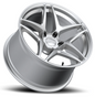 Kansei K15H Astro 18x8.5in / 5x114.3 BP / 35mm Offset / 73.1mm Bore - Hyper Silver Wheel