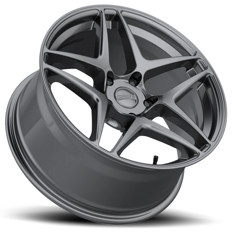Kansei K15G Astro 19x8.5in / 5x114.3 BP / 35mm Offset / 73.1mm Bore - Gunmetal Wheel