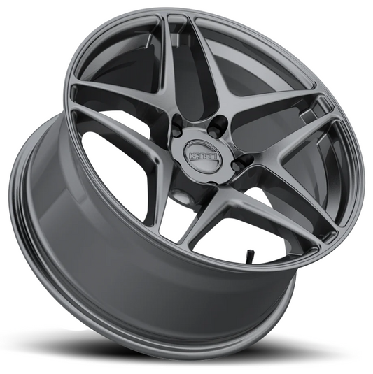 Kansei K15G Astro 18x10.5in / 5x114.3 BP / 12mm Offset / 73.1mm Bore - Gunmetal Wheel