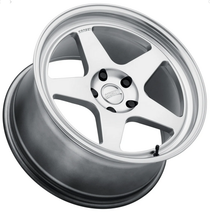 Kansei K12H Knp 18x8.5in / 5x114 BP / 35mm Offset / 73.1mm Bore - Hyper Silver Wheel