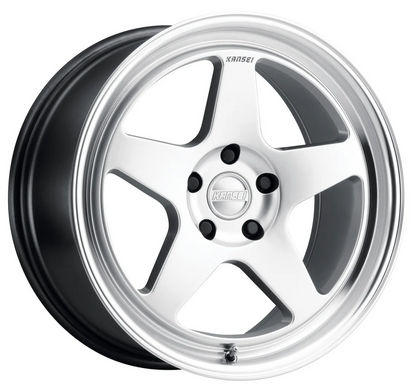 Kansei K12H Knp 18x8.5in / 5x114 BP / 35mm Offset / 73.1mm Bore - Hyper Silver Wheel