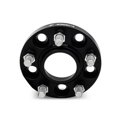 Mishimoto 20mm Wheel Spacers - 5x114.3 - 66.1 - M12 - Black