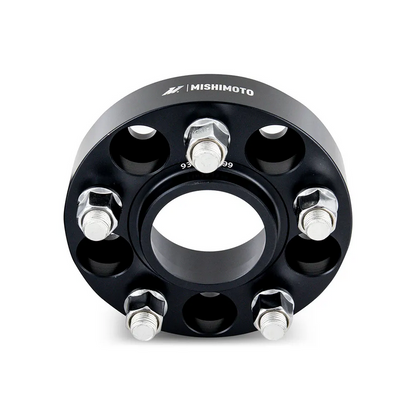 Mishimoto 25mm Wheel Spacers - 5x114.3 - 66.1 - M12 - Black