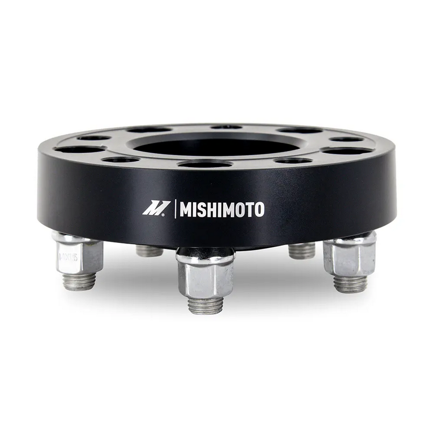 Mishimoto 25mm Wheel Spacers - 5x114.3 - 66.1 - M12 - Black