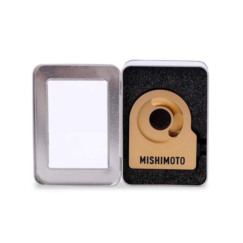 Mishimoto M22 Oil Sandwich Plate with Thermostat - Gold