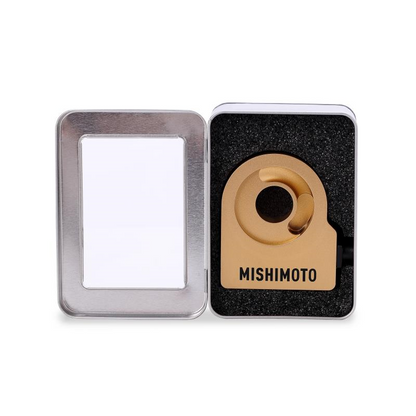 Mishimoto M22 Oil Sandwich Plate with Thermostat - Gold