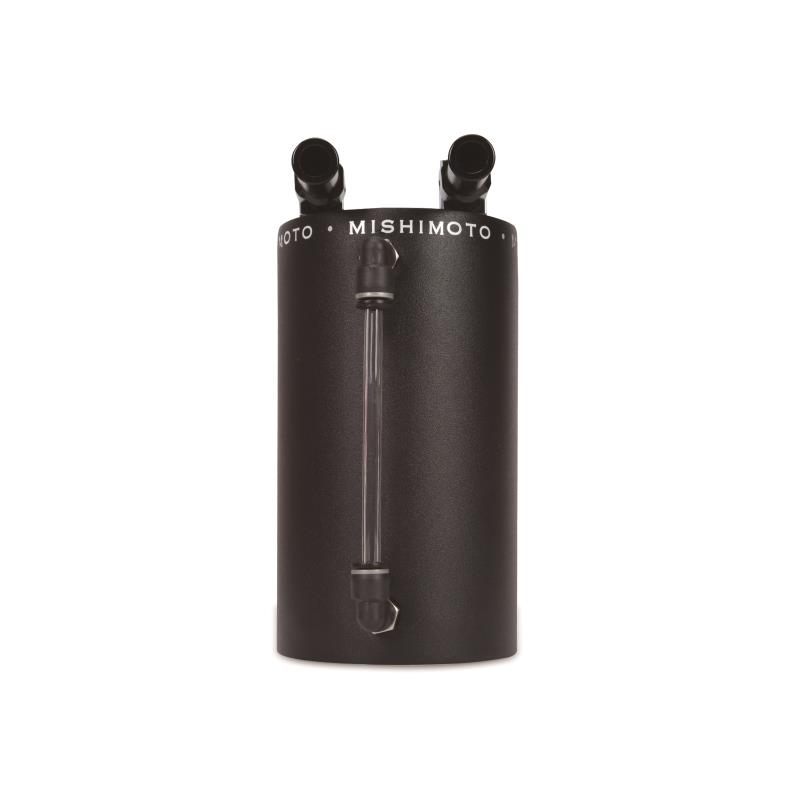Mishimoto Large Aluminum Oil Catch Can - Wrinkle Black