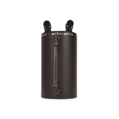 Mishimoto Large Aluminum Oil Catch Can - Wrinkle Black
