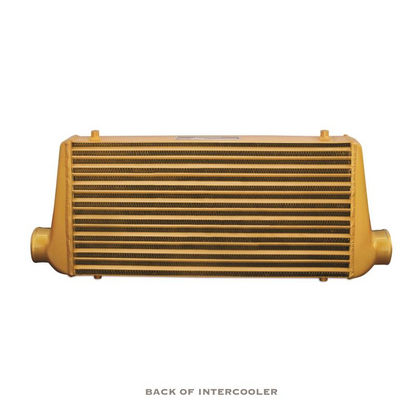 Mishimoto M Line Tube-and-Fin Intercooler 3in Inlet/Outlet - Gold