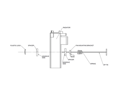 Mishimoto Universal Fan Mount Kit
