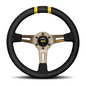 Momo MOD. DRIFT 330mm Steering Wheel - Suede/Anth Spokes/2 Stripes