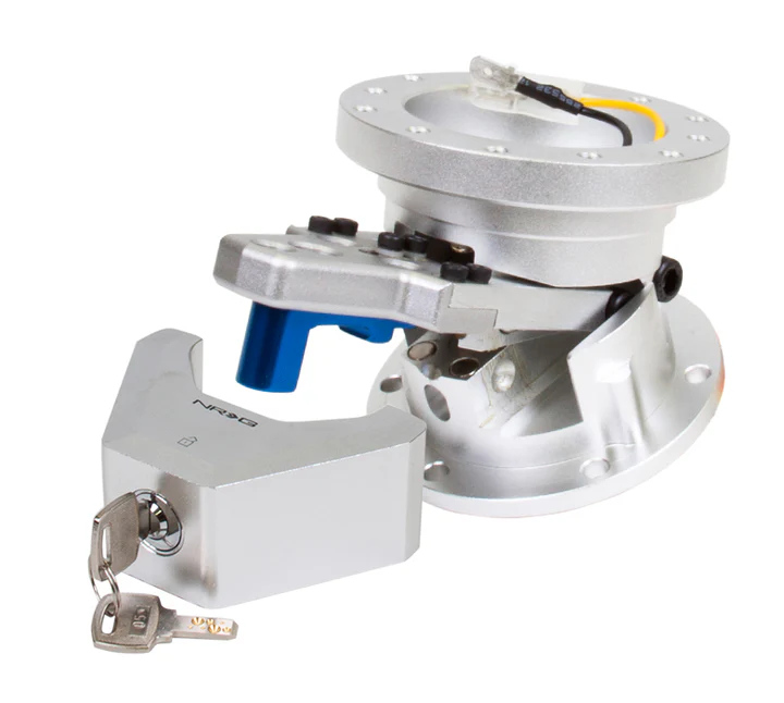 NRG Steering Wheel Quick Tilt System w/Lock - Silver
