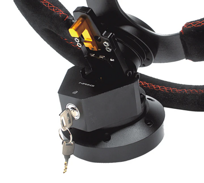 NRG Steering Wheel Quick Tilt System w/Lock - Silver