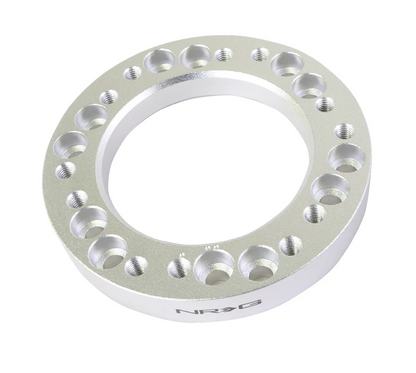 NRG Steering wheel Hub Spacer 1/2in. - Silver